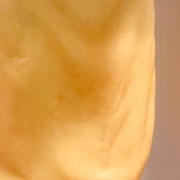 UNBRANDED Hand-Made Vintage 60s Green Lace Yellow Satin Beaded Fitted Dress XXS - Picture 9 of 14